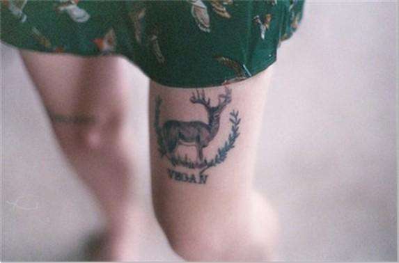 Thigh tattoo;women;harry potter;inspirational;ideas;for girls;flowers