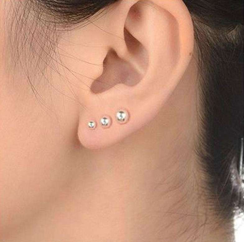 simple stud earrings; stud earrings; cute stud earrings; crystal studs; flower studs