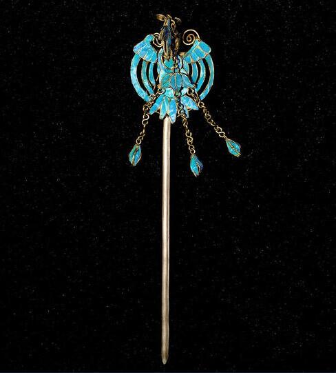 Qing Dynasty  Hairpin；19th Century Hairpin；Chinese Hair Hairpin；Gold Hairpin；Ancient Hairpin