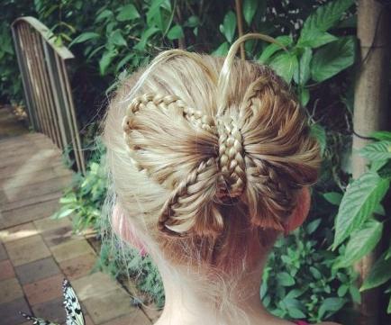 braided hairstyle、children、kids、for school、little girls、children's hairstyles、for long hair