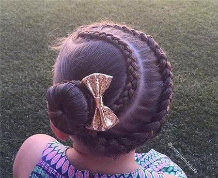 braided hairstyle、children、kids、for school、little girls、children's hairstyles、for long hair