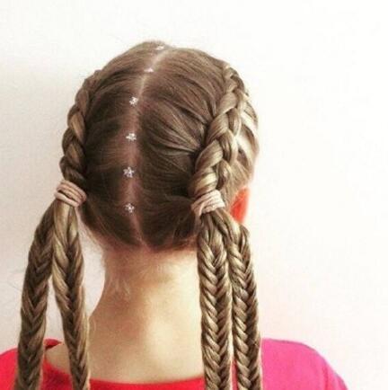 braided hairstyle、children、kids、for school、little girls、children's hairstyles、for long hair