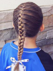 braided hairstyle、children、kids、for school、little girls、children's hairstyles、for long hair