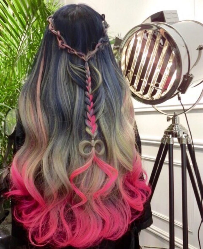 Hair Dye; Colorful Hairstyle; Half And Half; DIY Hair Dye; Personalized Hair Dye; Popular Hair Dye