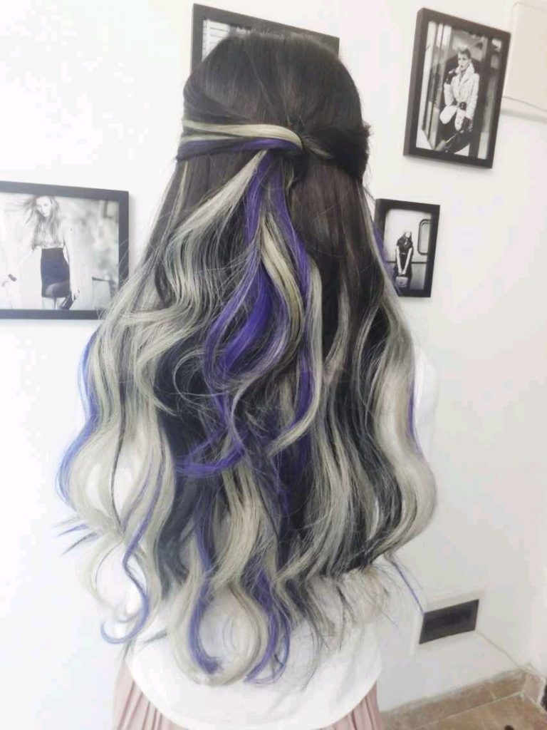 Hair Dye; Colorful Hairstyle; Half And Half; DIY Hair Dye; Personalized Hair Dye; Popular Hair Dye