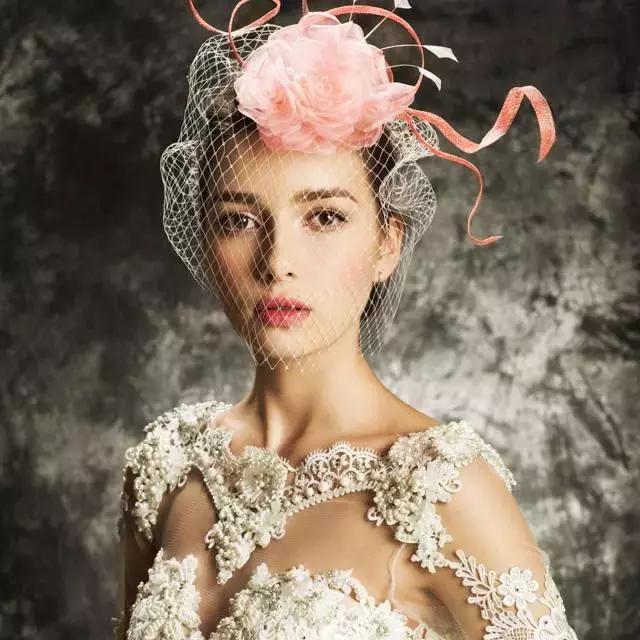 hair accessories；DIY；wedding；European style；Bridal hairstyle；for long hair；with veil;Wedding