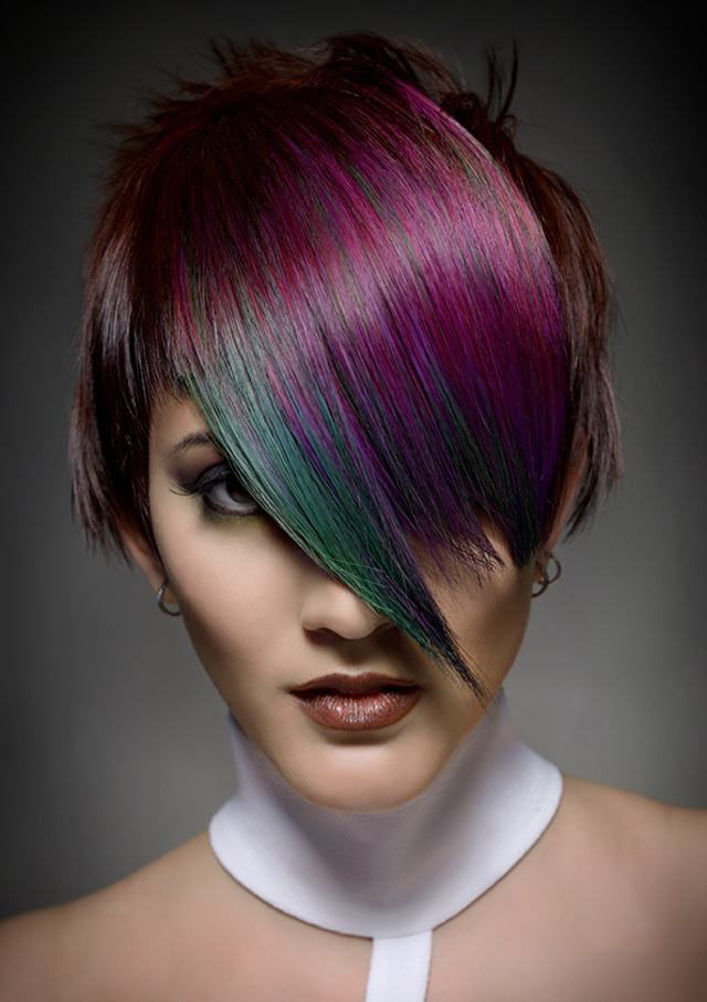 Hair Dye; Colorful Hairstyle; Half And Half; DIY Hair Dye; Personalized Hair Dye; Popular Hair Dye