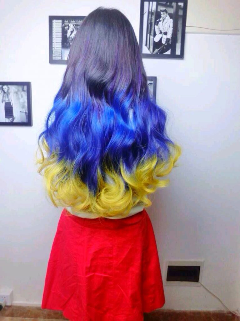 Hair Dye; Colorful Hairstyle; Half And Half; DIY Hair Dye; Personalized Hair Dye; Popular Hair Dye