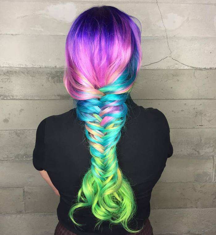 Hair Dye; Colorful Hairstyle; Half And Half; DIY Hair Dye; Personalized Hair Dye; Popular Hair Dye