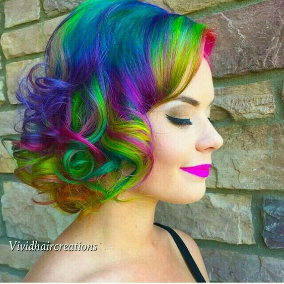 Hair Dye; Colorful Hairstyle; Half And Half; DIY Hair Dye; Personalized Hair Dye; Popular Hair Dye