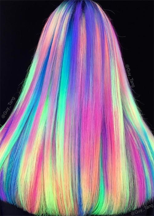 Hair Dye; Colorful Hairstyle; Half And Half; DIY Hair Dye; Personalized Hair Dye; Popular Hair Dye