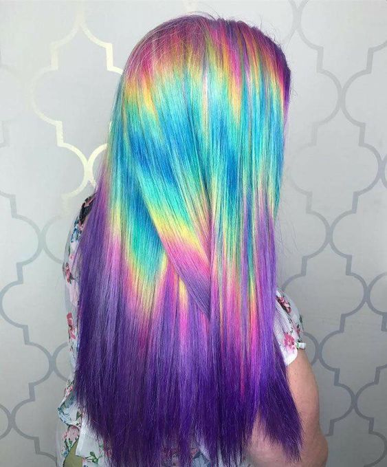 Hair Dye; Colorful Hairstyle; Half And Half; DIY Hair Dye; Personalized Hair Dye; Popular Hair Dye