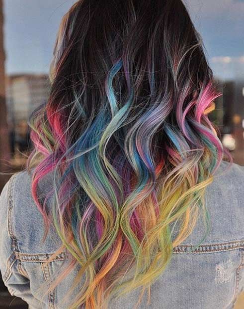 Hair Dye; Colorful Hairstyle; Half And Half; DIY Hair Dye; Personalized Hair Dye; Popular Hair Dye