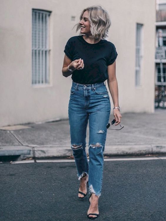 trends;jeans;skirt;strap dress;DIY;outfit;Shredded jeans