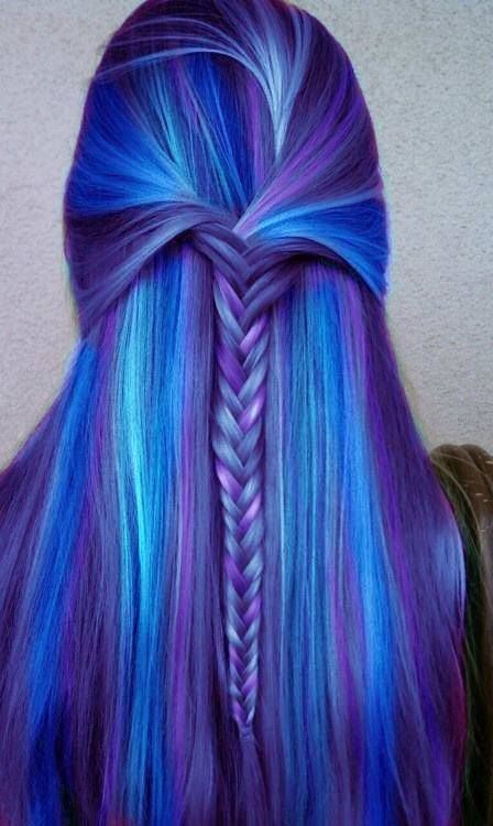 Hair Dye; Colorful Hairstyle; Half And Half; DIY Hair Dye; Personalized Hair Dye; Popular Hair Dye