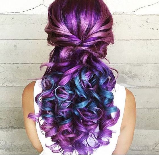 Hair Dye; Colorful Hairstyle; Half And Half; DIY Hair Dye; Personalized Hair Dye; Popular Hair Dye