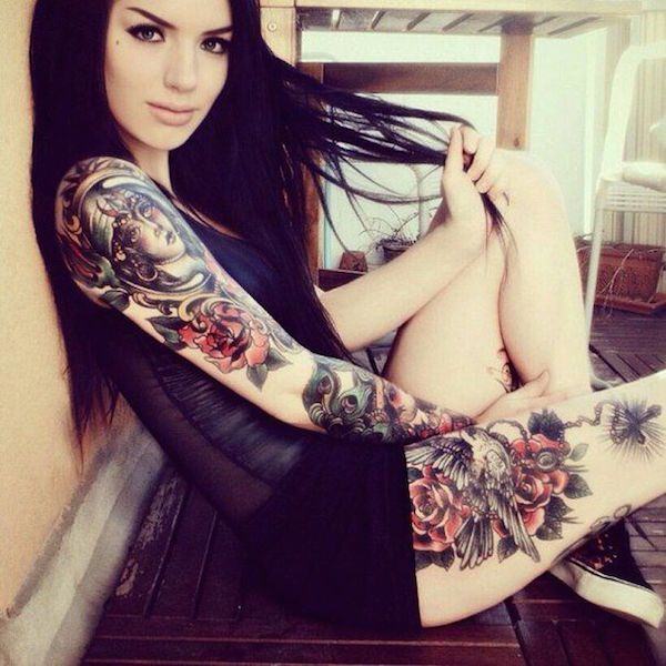 women tattoos; tattoos ideas; tattoos for girls; flowers tattoos; animal tattoos；rose tattoos；color tattoos