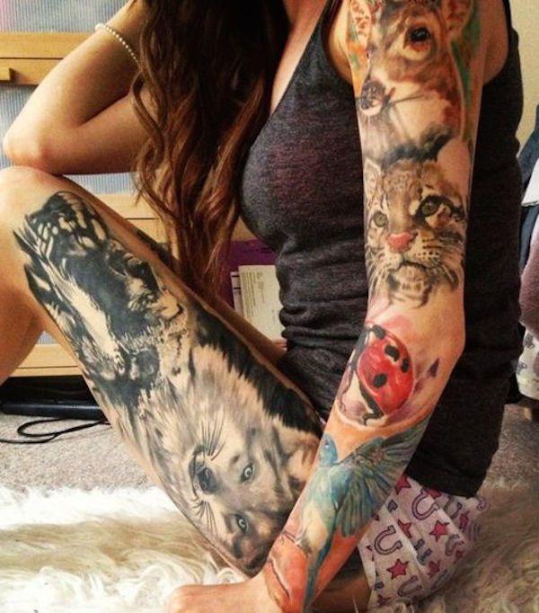 women tattoos; tattoos ideas; tattoos for girls; flowers tattoos; animal tattoos；rose tattoos；color tattoos