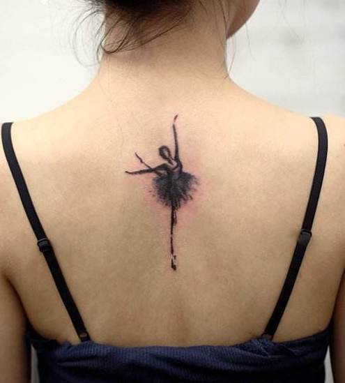 Back Tattoo; Small Tattoo； Tattoo For Woman; Meaningful Tattoo; Spine Tattoo; Female Tattoo