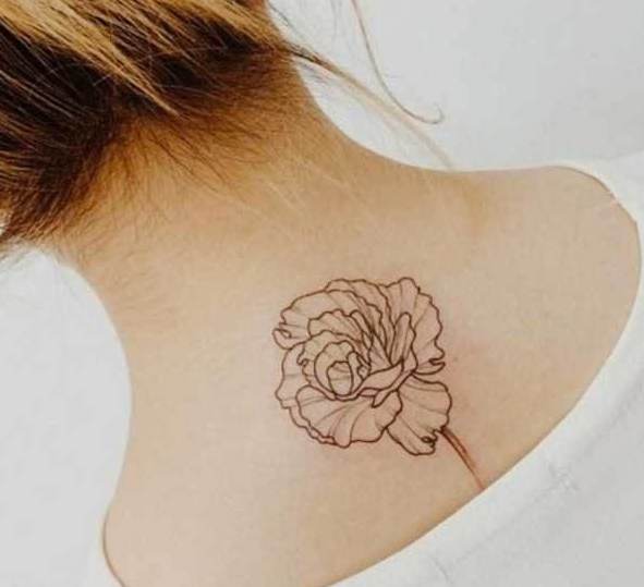 Back Tattoo; Small Tattoo； Tattoo For Woman; Meaningful Tattoo; Spine Tattoo; Female Tattoo