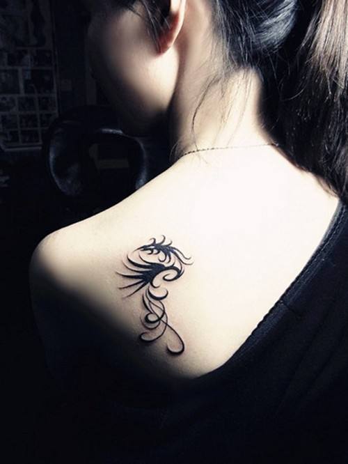 Back Tattoo; Small Tattoo； Tattoo For Woman; Meaningful Tattoo; Spine Tattoo; Female Tattoo