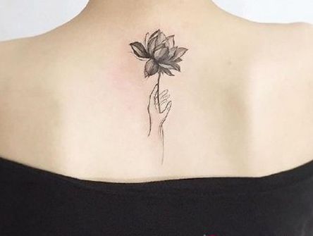 Back Tattoo; Small Tattoo； Tattoo For Woman; Meaningful Tattoo; Spine Tattoo; Female Tattoo