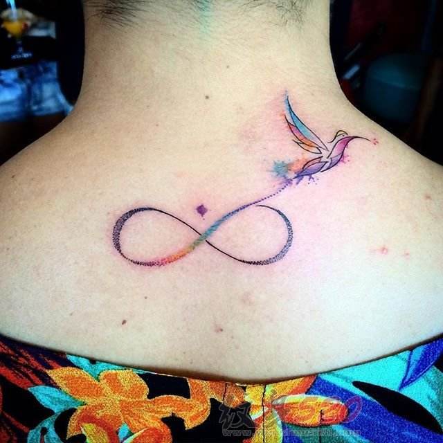 Back Tattoo; Small Tattoo； Tattoo For Woman; Meaningful Tattoo; Spine Tattoo; Female Tattoo