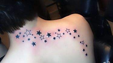 Back Tattoo; Small Tattoo； Tattoo For Woman; Meaningful Tattoo; Spine Tattoo; Female Tattoo