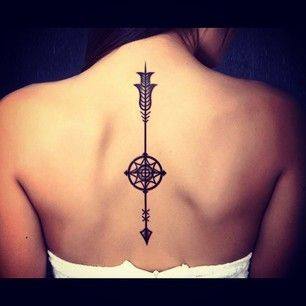 Back Tattoo; Small Tattoo； Tattoo For Woman; Meaningful Tattoo; Spine Tattoo; Female Tattoo