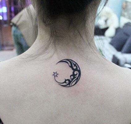 Back Tattoo; Small Tattoo； Tattoo For Woman; Meaningful Tattoo; Spine Tattoo; Female Tattoo