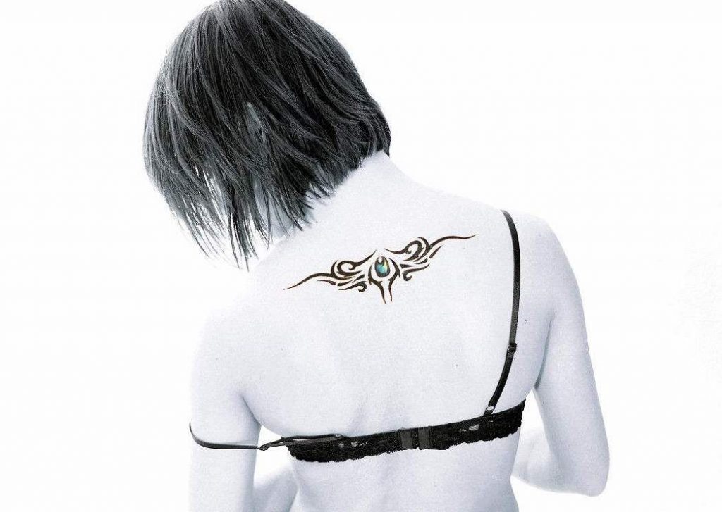 Back Tattoo; Small Tattoo； Tattoo For Woman; Meaningful Tattoo; Spine Tattoo; Female Tattoo