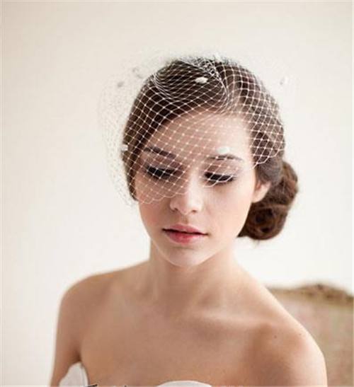 Bride hairstyle ;half up half down;for long hair;front view;medium length;with veil;down curls;wedding ideas