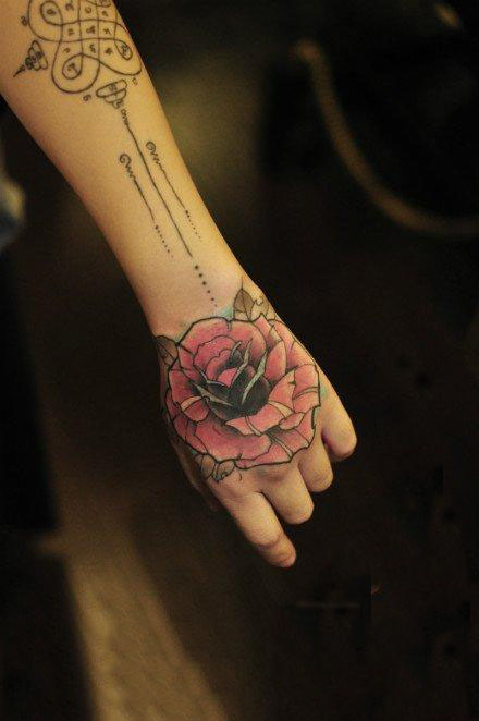 Small Tattoo ;For Women Tattoo;Hand Back Tattoo ;Feminine Tattoo;Cool Tattoo ;Flower Tattoo;Simple Tattoo