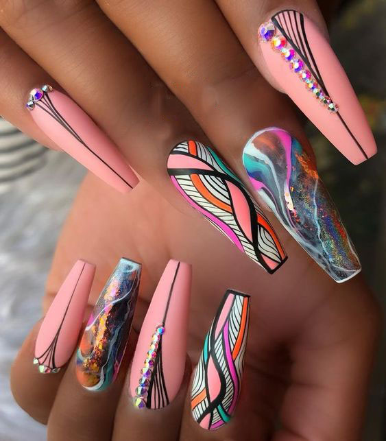 33 Unique Acrylic Nail Designs To Make Your Look Unforgettable