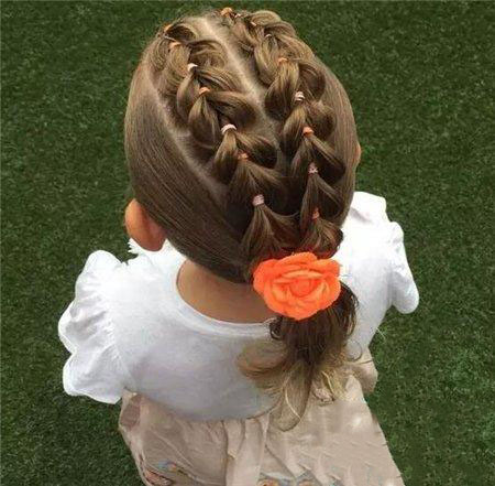 Hairstyle 、Children、Kids、For School、Little Girls、Children's Hairstyles、For Long Hair、Cute Child、Child Photography；Braided Hairstyle；Editing