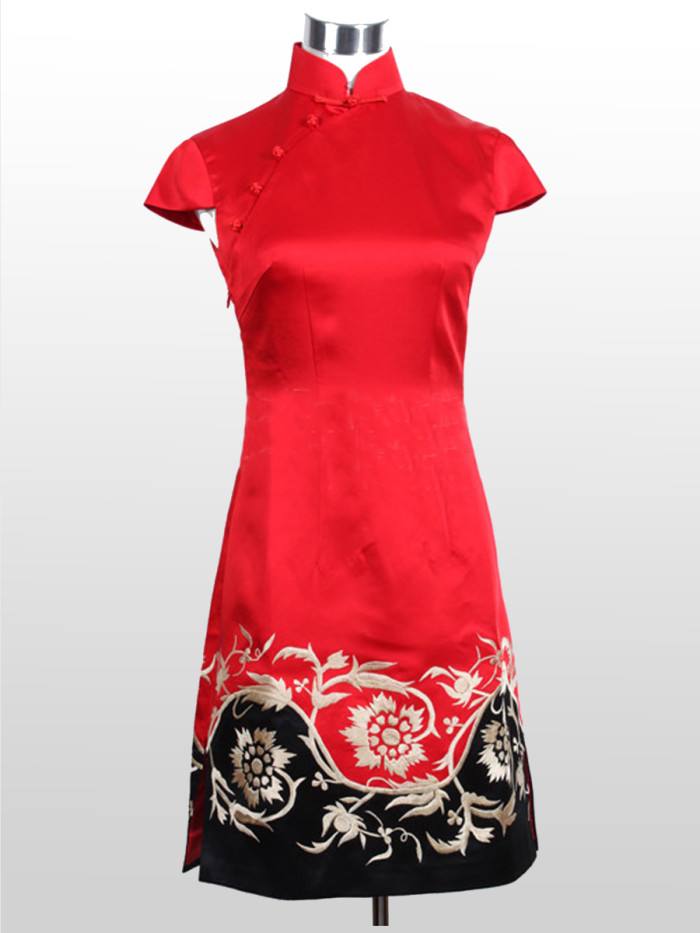 Cheongsam; Temperament Clothing; Chinese Costumes; Classical Costumes; Cheongsam Design; Wedding Cheongsam; Cheongsam Skirt;Traditional Costumes; Chinese Elements; Chinese Culture; Hanfu